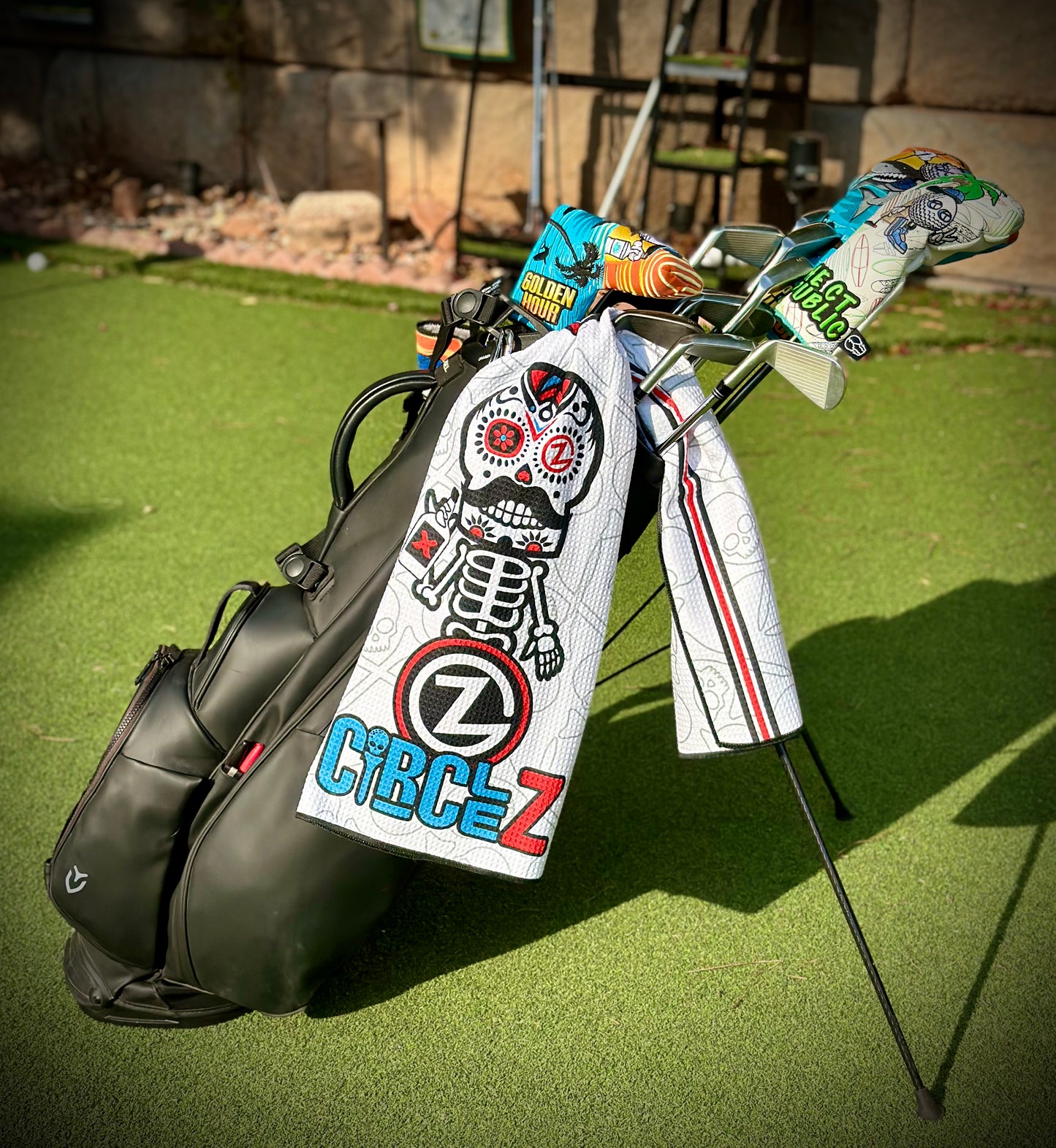 Skulls Caddie Towel